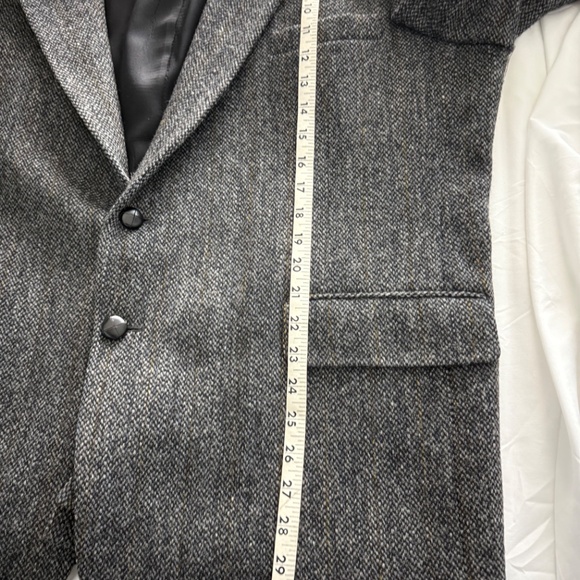 Mens Harris Tweed Sport Coat - Picture 6 of 12